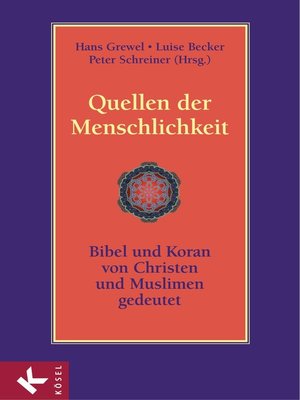 cover image of Quellen der Menschlichkeit
